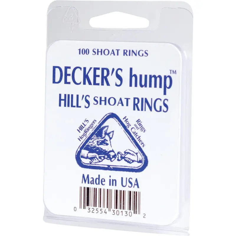 Decker Hill Steel Shoat Nose Rings – 100-Piece Pack 1