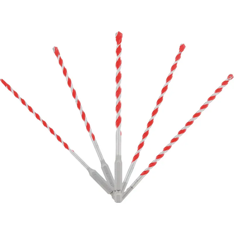 Diablo Speedemon Red Granite Rotary Hammer Bit Set – 5-Piece Concrete & Masonry Drill Kit 1