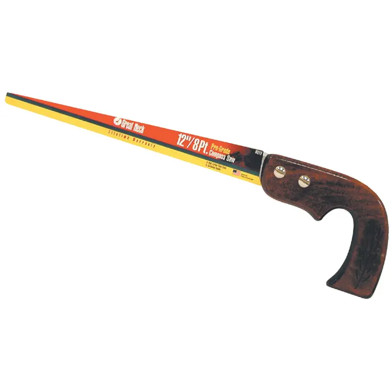 Do It Best Compass Saw – 12-Inch Blade, 10 Tpi, Ergonomic Hardwood Handle 1