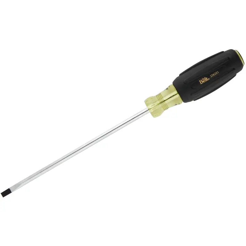 Do It Best Professional Slotted Screwdriver – 3/16-Inch × 6-Inch Shaft 1
