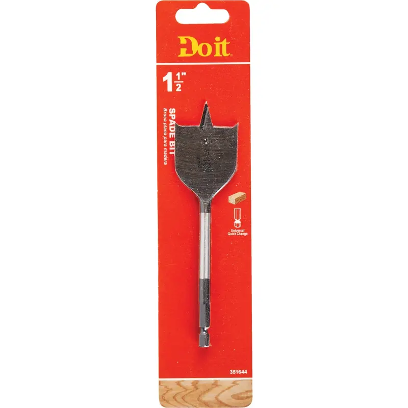 Do It Spade Bit Set – 1.5-Inch X 6.25-Inch Wood Boring Drill Bit 1