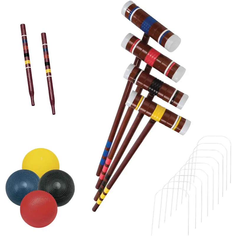 Franklin 4-Player Croquet Game Set – Complete Lawn Kit 1