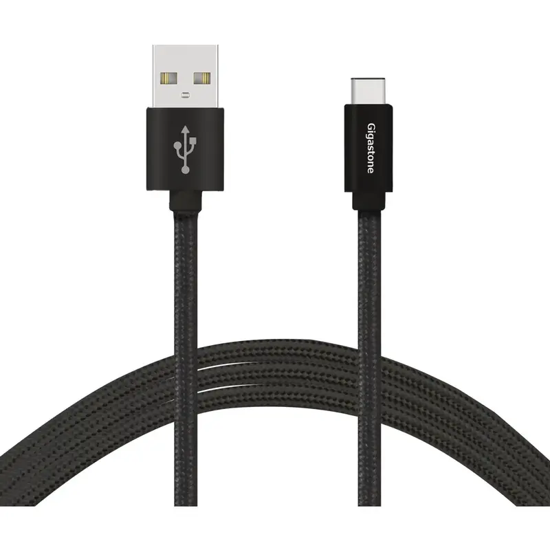 Gigastone 4-Foot Usb-A To Usb-C Cable – Fast Charging & Data Sync, Black 1