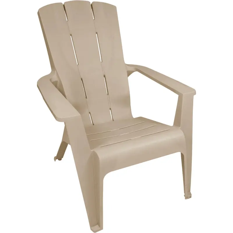 Gracious Living Sandstone Contour Adirondack Chair – Outdoor Seating 1