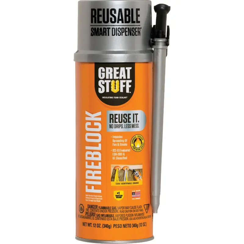Great Stuff Smart Dispenser Fireblock Foam Sealant – 12 Oz Can 1