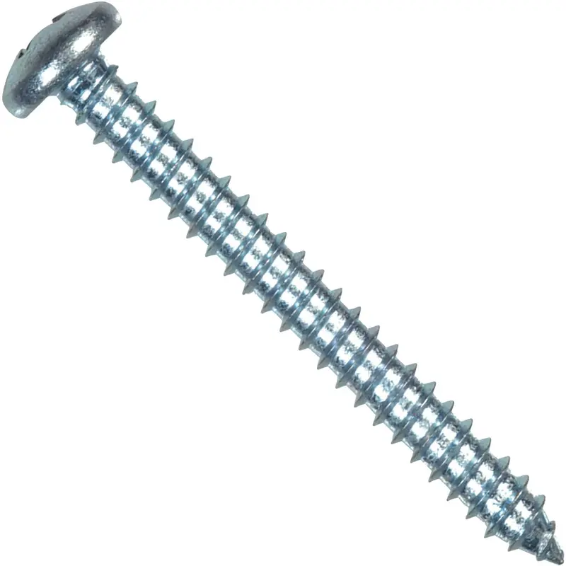 Hillman Phillips Pan Head Sheet Metal Screws – #14 × 3/4 In, Zinc-Plated, 100-Pack 1