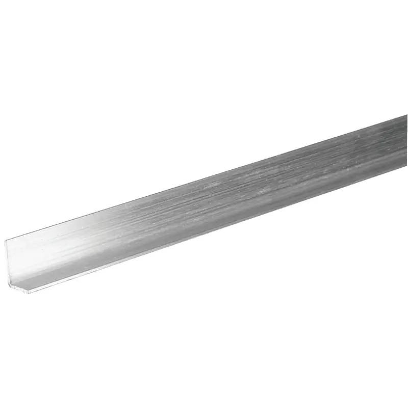 Hillman Steelworks Aluminum Offset Angle Bracket — 1/2 × 3/4 Inch, 4-Foot Length 1