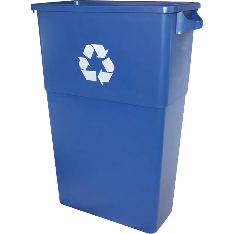 Impact 23-Gallon Dual-Compartment Recycling And Trash Container 1