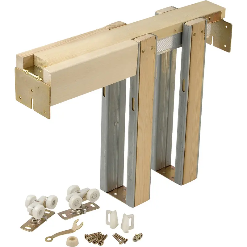 Johnson Hardware 1500 Series Universal Pocket Door Frame – Adjustable From 36 To 80 Inches 1