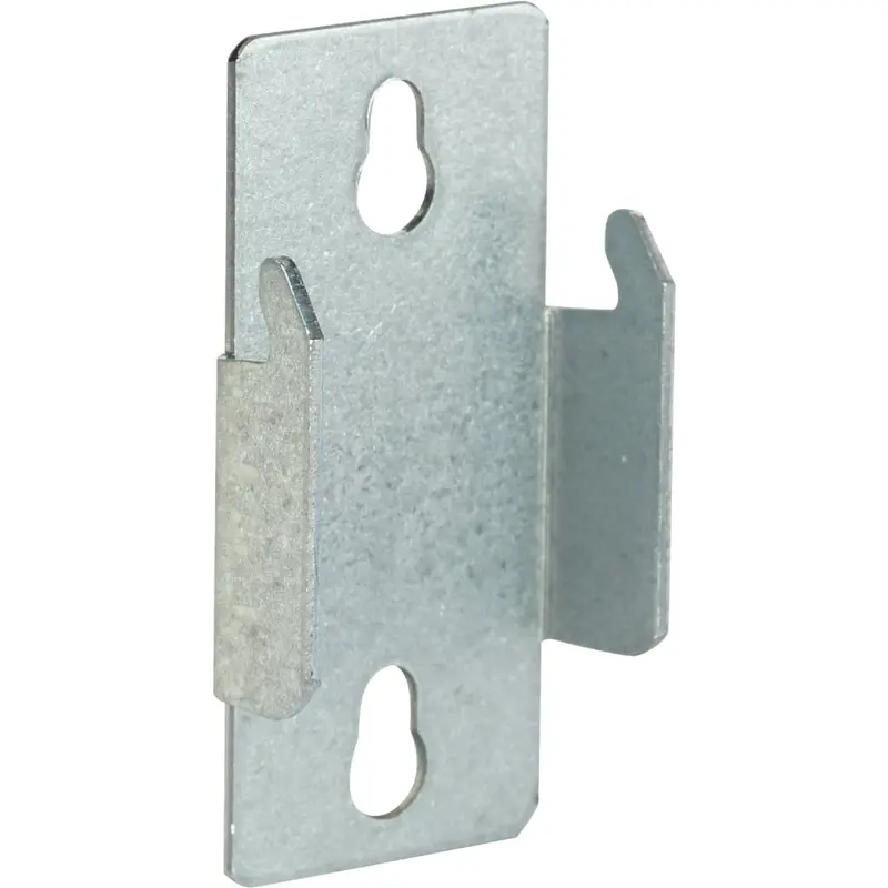 Kenney Double Silver Curtain Rod Bracket (2-Pack) 1