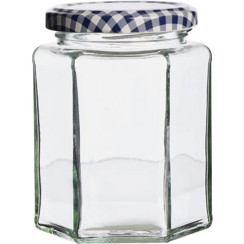 Kilner Hexagonal Glass Storage Jar With Twist Lid – 3.7 Oz Capacity 1