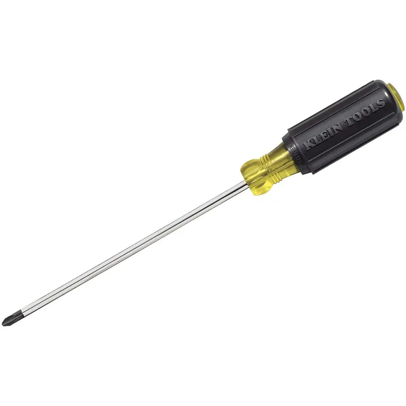 Klein Tools #3 Phillips Screwdriver – 6" Shaft With Comfort Grip Handle 1
