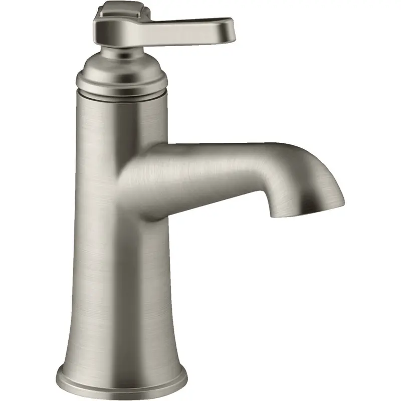 Kohler Georgeson Single-Handle Bathroom Faucet – Brushed Nickel, 4-Inch Centerset With Pop-Up Drain 1