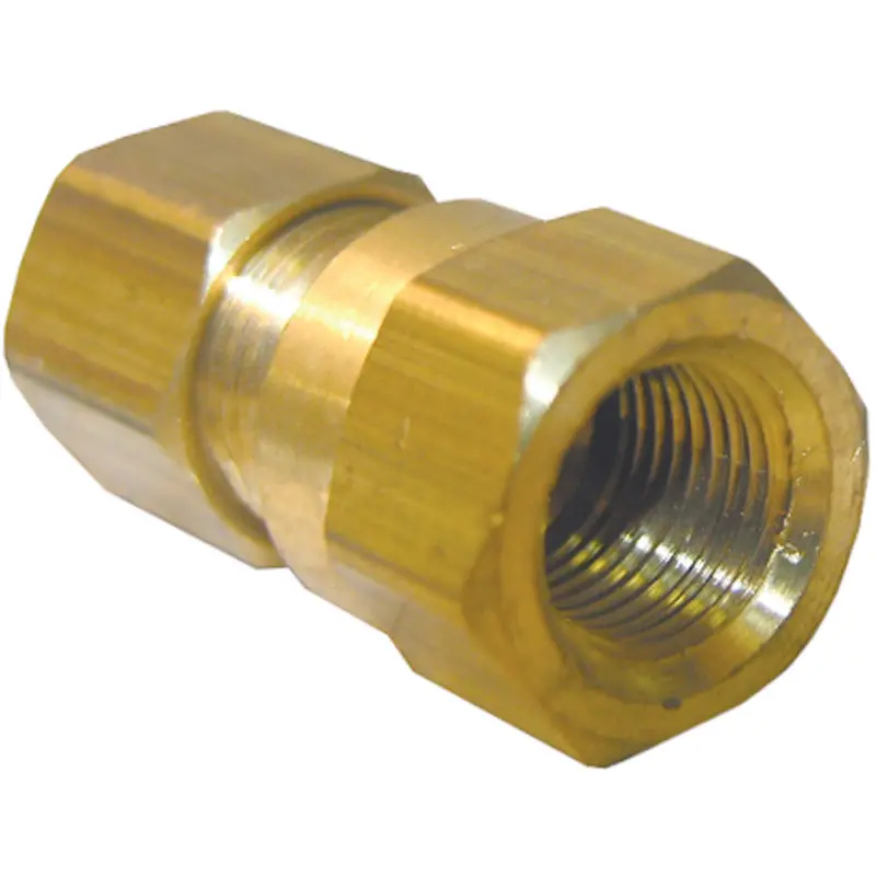 Lasco Brass Compression Adapter – 1/4-Inch Compression X 1/8-Inch Female Pipe Thread 1