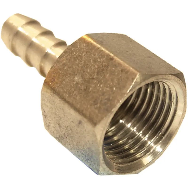 Lasco Brass Hose Barb Adapter – 1/8 In. Fpt × 3/8 In. Id 1