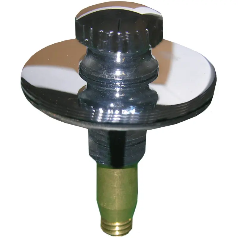 Lasco Push-Pull Tub Drain Stopper Cartridge – Chrome Finish For 5/16" & 3/8" Threads 1