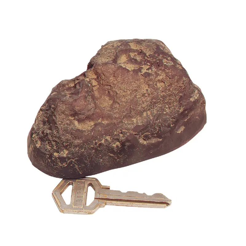 Lucky Line Rock Key Hider – Gray/Brown Weather-Resistant Outdoor Concealment Box 1