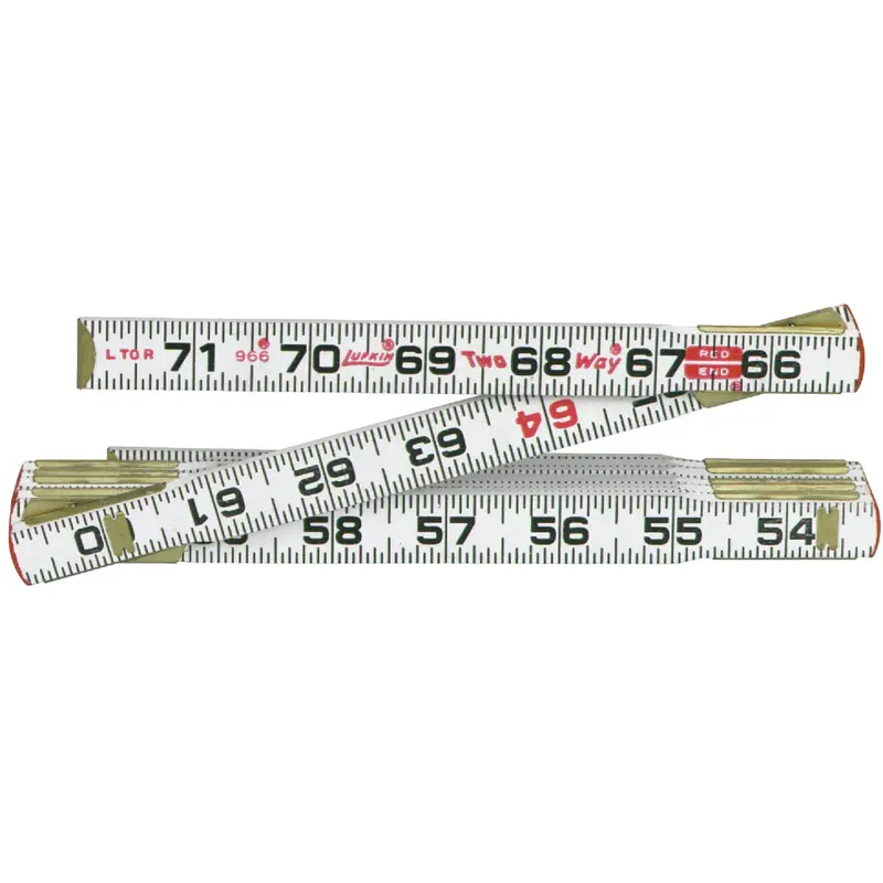 Lufkin 6-Foot Two-Way Folding Rule — 5/8" Width 1