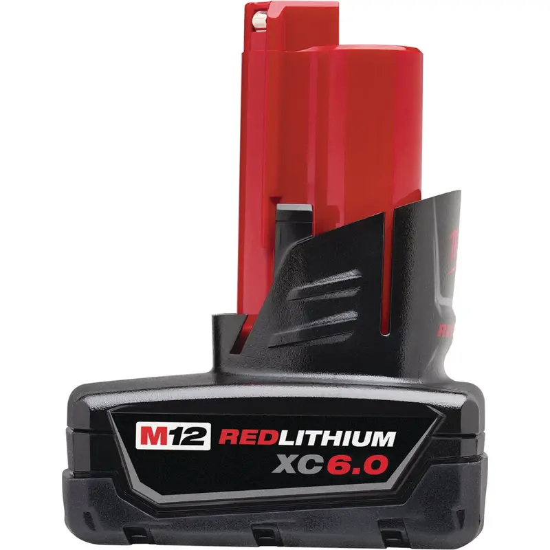 Milwaukee M12 Redlithium Xc 12V 6.0 Ah High-Capacity Cordless Tool Battery 1