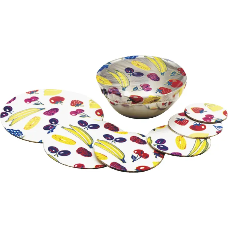 Norpro Stackable Bowl Cover Set – 6-Piece Food-Safe Silicone Lid Collection 1
