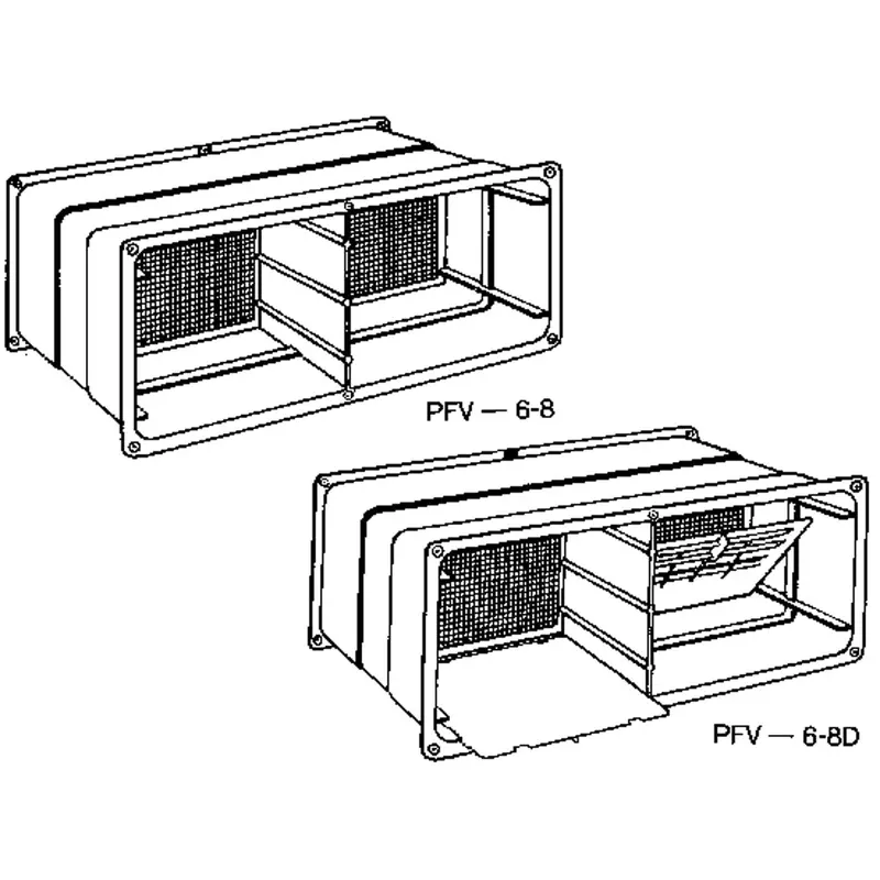 Norwesco Adjustable Foundation Vent – 7-1/4 In X 18-1/2 In Aluminum Air Intake 1