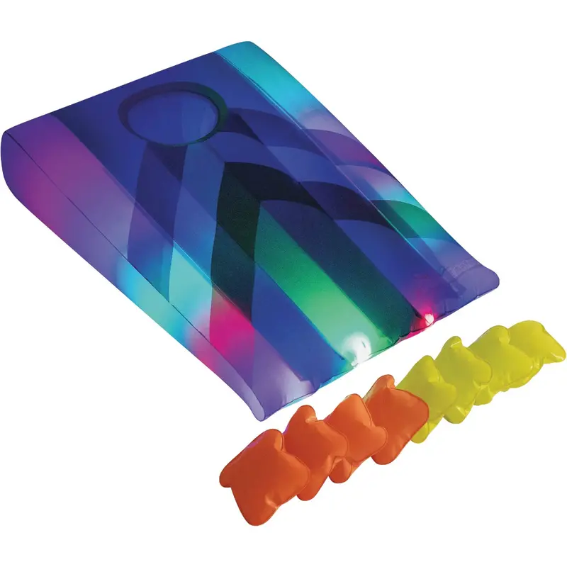 Poolcandy Floating Led Cornhole Game Set – Illuminated, 2+ Players 1