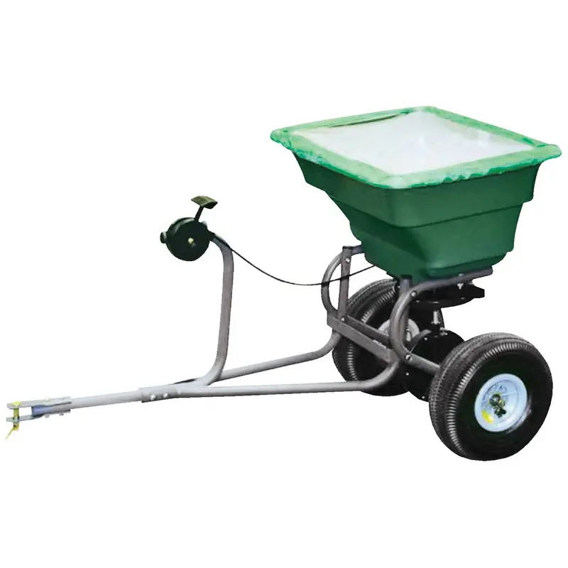 Precision 75-Pound Tow Broadcast Fertilizer Spreader – Self-Lubricating Design 1