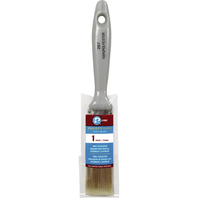 Premier Painter’S Blend Flat Brush – 1-Inch Premium Synthetic Bristle Tool 1