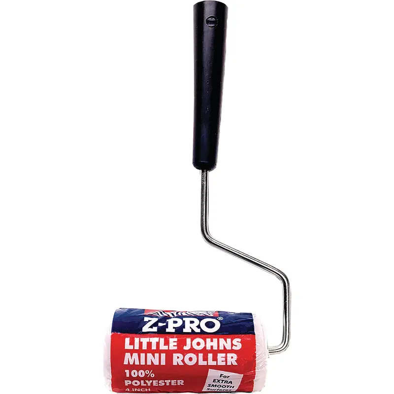 Premier Z-Pro Smooth Paint Roller Cover & Frame – 4" × 1/4" Nap 1