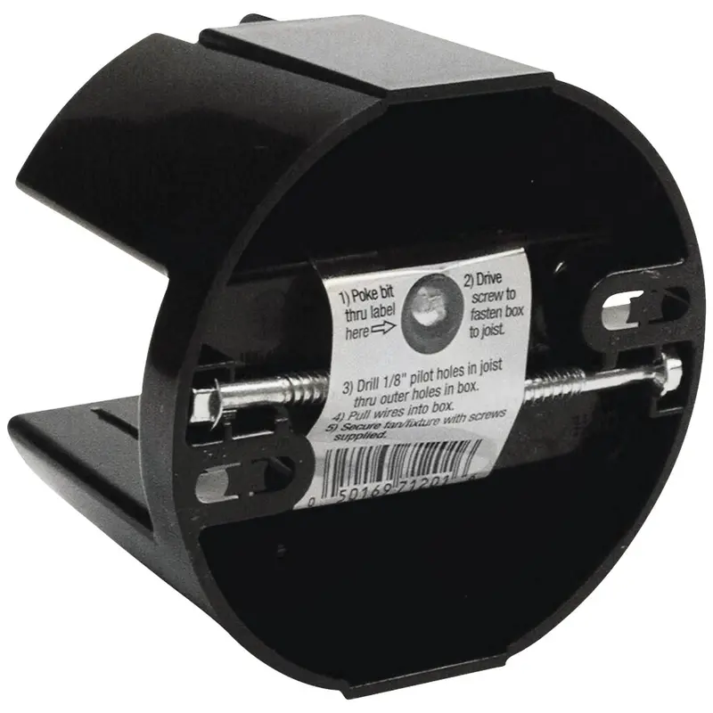 Raco 4 In. Old Work Non-Metallic Ceiling Fan Box 1