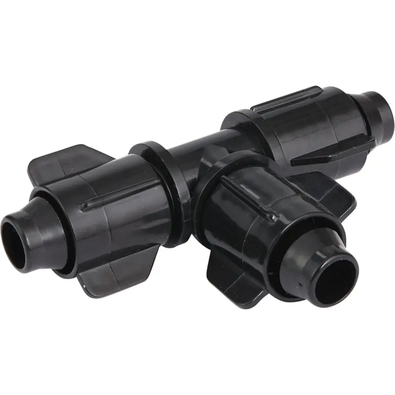 Raindrip Stretch 'N Lock Compression Tee – 1/2" To 0.710" Tubing Adapter 1