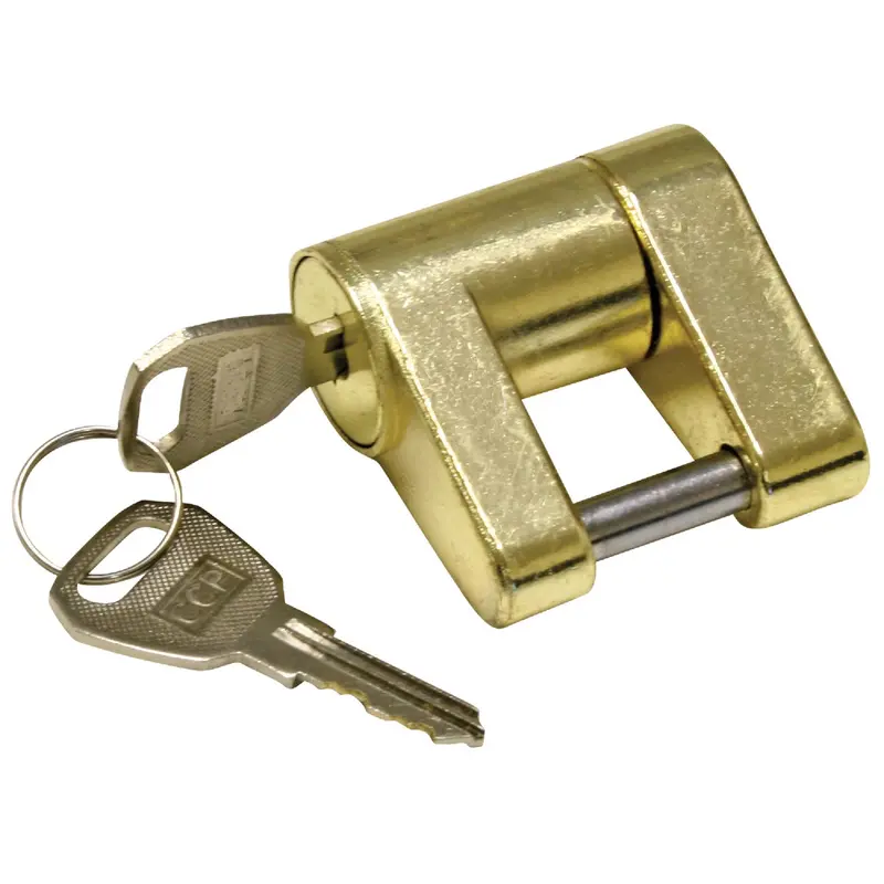 Reese Towpower Universal Latch Coupler Lock – Solid Cast Towing Security Device 1
