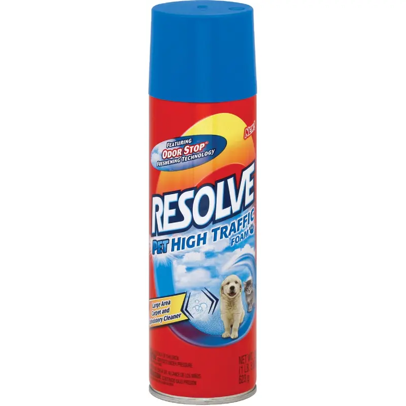 Resolve Pet High-Traffic Carpet Cleaner Foam – 22 Oz. Odor-Neutralizing Formula 1
