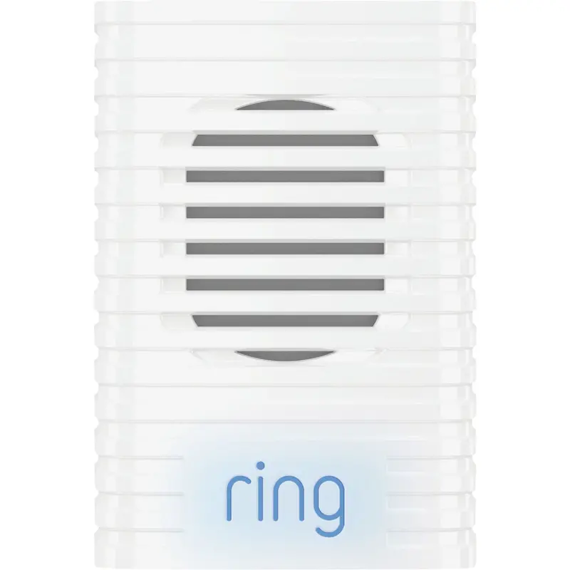 Ring Plug-In Video Doorbell Chime – White, Wired Indoor Alert Device 1