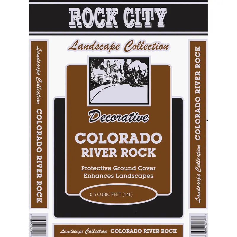 Rock City Colorado River Rock – 0.5 Cu. Ft., Natural Landscape Stone 1