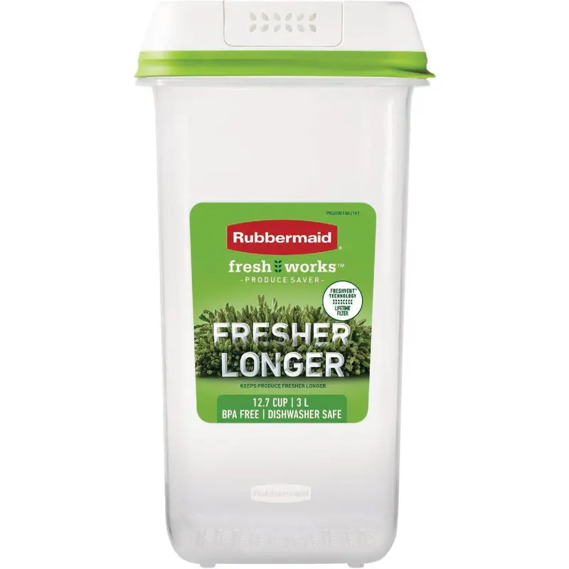 Rubbermaid Freshworks Medium Tall Produce Container – 12.7 Qt. 1