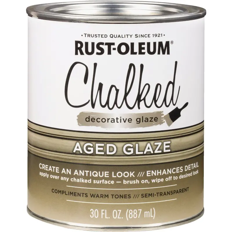 Rust-Oleum Semi-Transparent Decorative Glaze – Aged Effect Finish, 30-Ounce Can 1