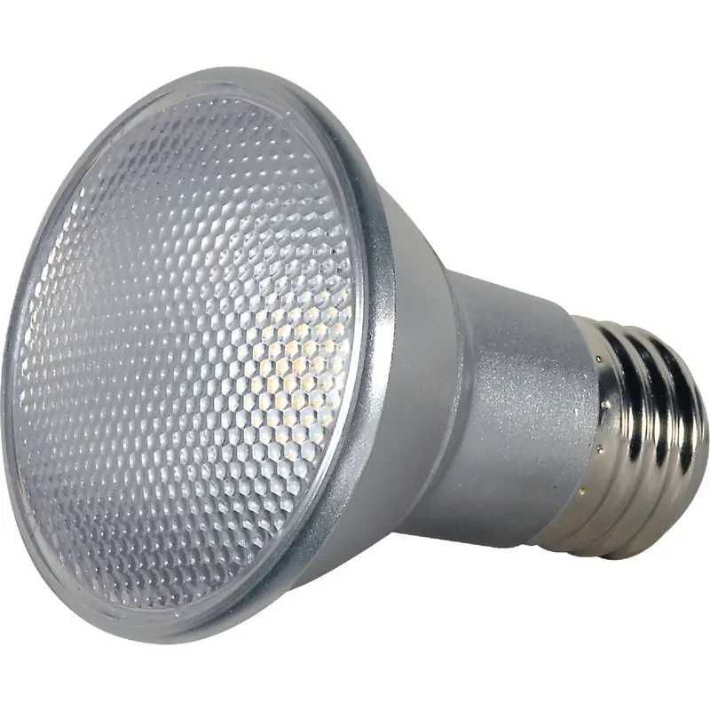 Satco Par20 Led Floodlight Bulb – 50W Equivalent, Soft White, Dimmable, Medium Base 1