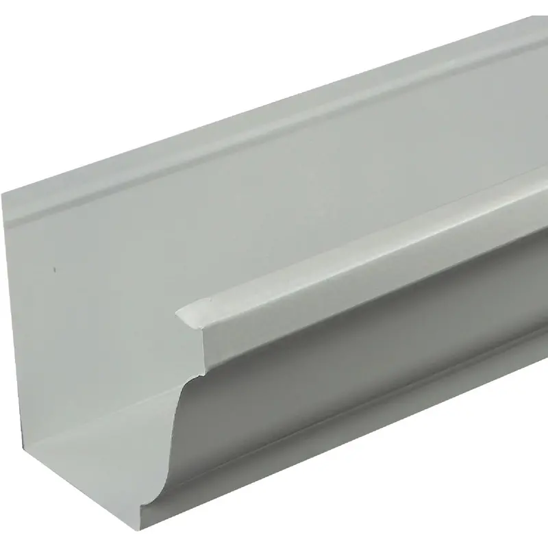 Spectra Metals K-Style Aluminum Gutter – 5-Inch × 10-Foot, White, High-Tensile Strength 1