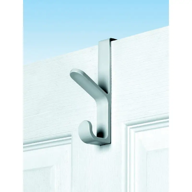 Spectrum Over-The-Door White Plastic Hook – 5.5-Inch 1