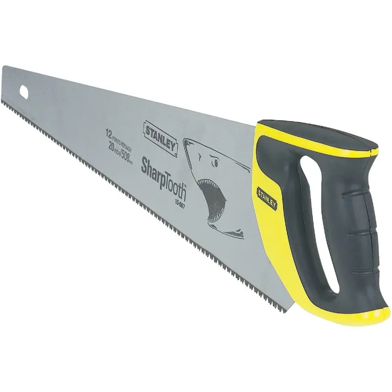 Stanley Hand Saw – 20-Inch Blade, 12 Ppi, Comfort-Grip Handle 1