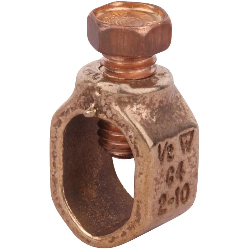 Steel City Grounding Rod Clamp – 1/2-Inch, #10 To #2 Awg Copper Bonded 1
