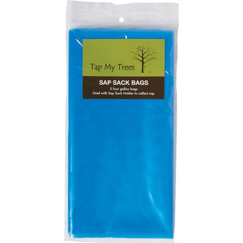 Tap My Trees Maple Sap Collection Sacks – Plastic, 5-Pack 1