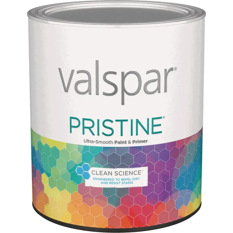 Valspar Pristine 100% Acrylic Interior Wall Paint & Primer In Satin Finish – 1-Quart Tintable Base 1