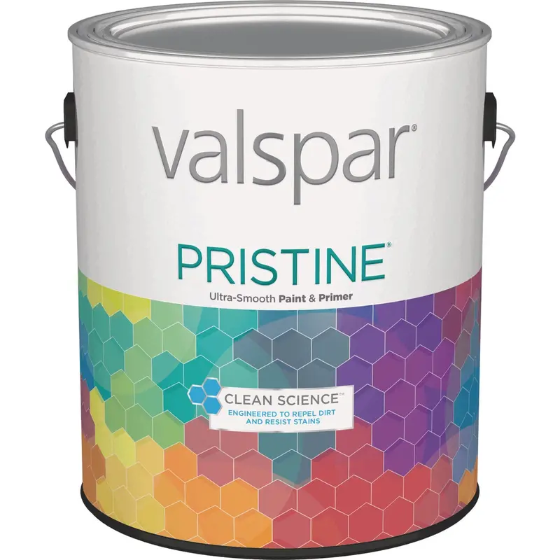 Valspar Pristine Interior Paint & Primer – 100% Acrylic Semi-Gloss, Clear Base, 1-Gallon 1