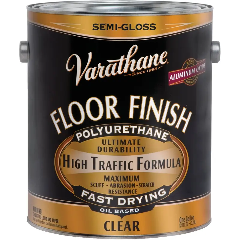 Varathane Premium Oil-Based Semi-Gloss Floor Finish – Clear, 1-Gallon 1