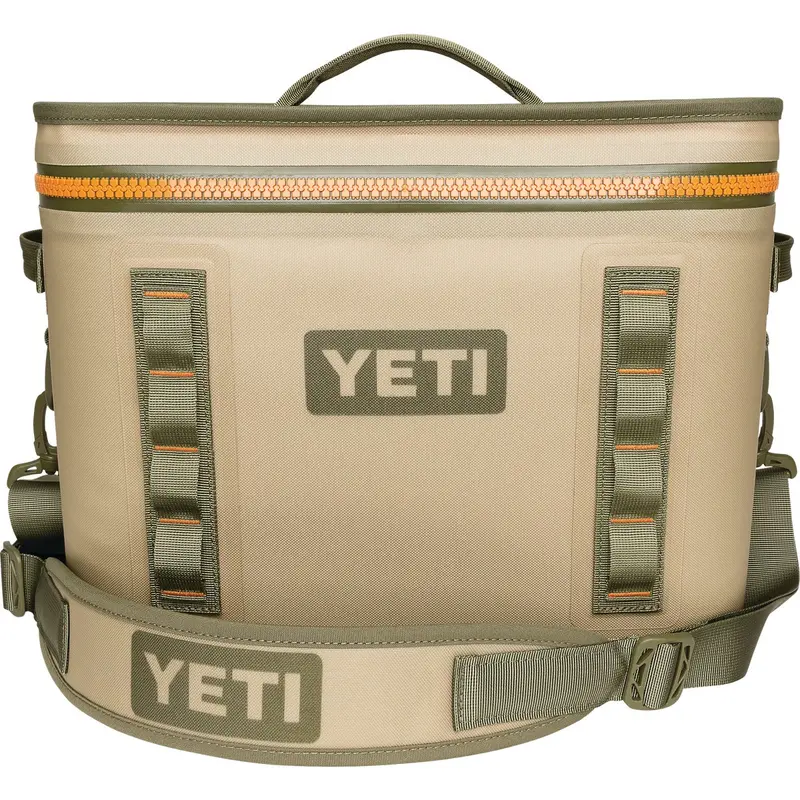 Yeti Hopper Flip 18 Soft Cooler – Tan, 20-Can Capacity 1